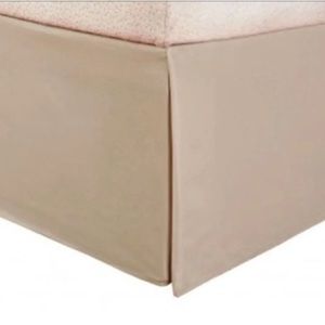 Tailored twin bed skirt